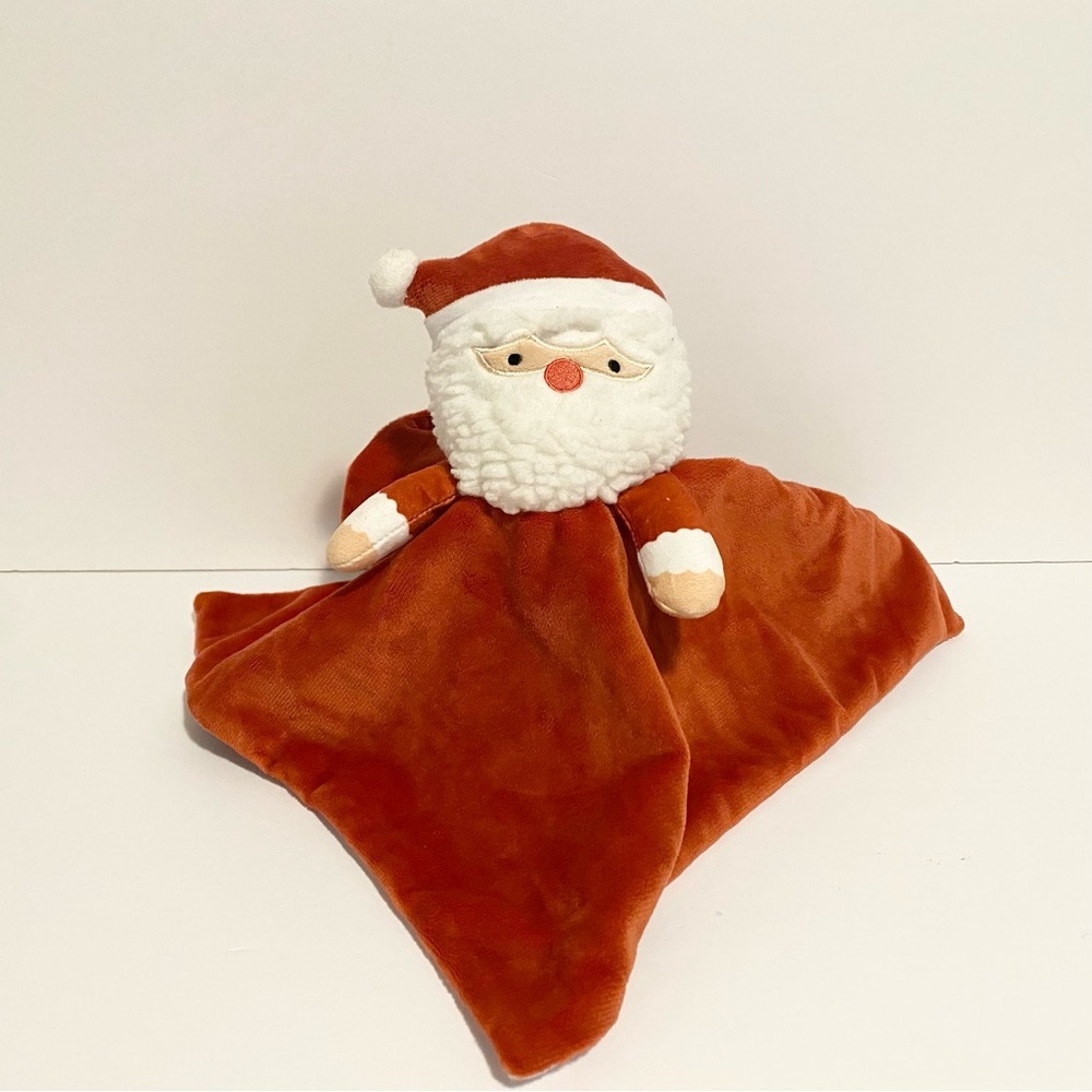 Little Holly Deer Lovey Santa Plush Baby Toy Soft Christmas Holiday Red Gift